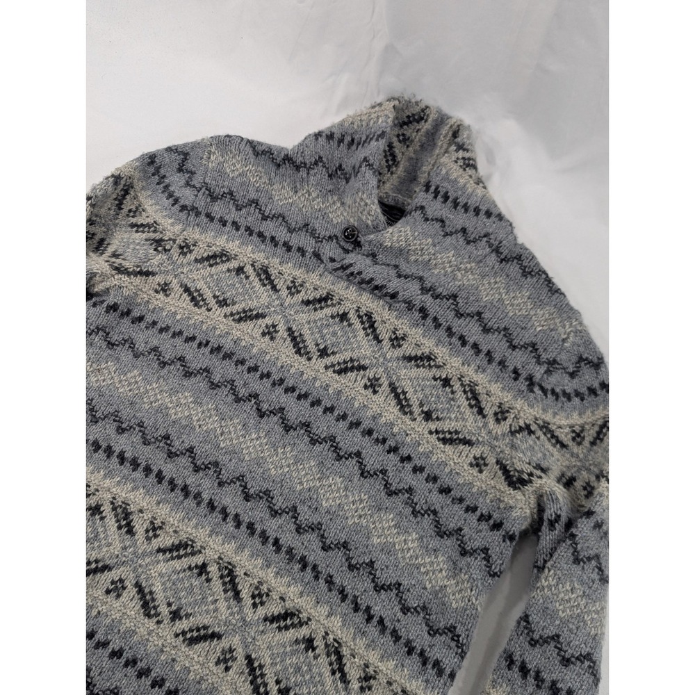 Abercrombie & Fitch Women Sweater M Vintage Merino Wool Blend Mock Neck